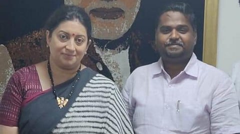 ஆள் கடத்தலுக்கு எதிரான மசோதாவை விரைவாக நிறைவேற்ற வேண்டும்: ஸ்மிருதி இரானியிடம் திமுக எம்.பி. கோரிக்கை