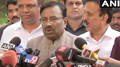 மகாராஷ்டிரா பாஜக மூத்த தலைவர் முன்கந்திவார் மும்பையில் நிருபர்களுக்கு அளித்த பேட்டி : படம் ஏஎன்ஐ