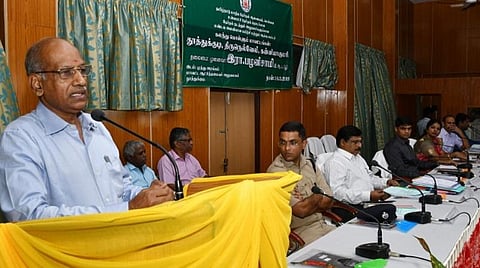 மாநில தேர்தல் ஆணையர் ஆர்.பழனிசாமி