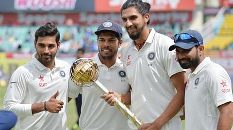 ரகசியத்தைச் சொல்லுங்கள்...உங்களால் மட்டும் எப்படி? - ‘பிரியாணிதான்’ இஷாந்த் கேள்விக்கு ஷமி கலகல