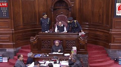 காஷ்மீர், ஜேஎன்யூ விவகாரத்தால் கடும் அமளி: மாநிலங்களவை 2 மணிவரை ஒத்திவைப்பு