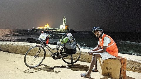 இந்தியாவைச் சுற்றும் ‘சைக்கிள்’ சுந்தர்!