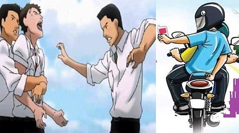 வழிப்பறி செய்த செல்போன் யாருக்குச் சொந்தம்? மோதிக்கொண்ட 3 இளைஞர்கள் போலீஸிடம் சிக்கினர்