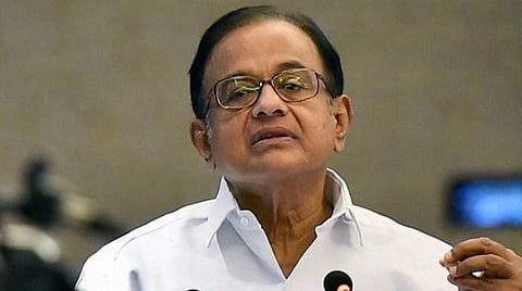 காங்கிரஸ் மூத்த தலைவர் சிதம்பரம்: படம் ஏஎன்ஐ