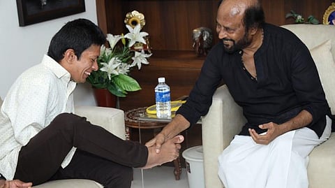 'நீதான் திறமையான ஆள்; நீதான் சூப்பர் ஸ்டார்': பிரனவிடம் நெகிழ்ந்த ரஜினி