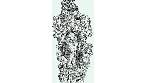 எட்டுத் திருக்கரங்களுடன் பிட்சாடனர்