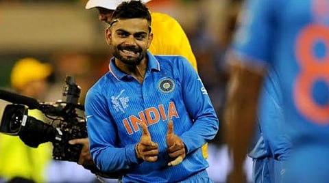 இந்திய அணியின் கேப்டன் விராட் கோலி : படம் உதவி ட்விட்டர்