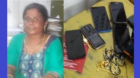 கோயிலில் கூட்ட நெரிசலைப் பயன்படுத்தி செல்போன் திருட்டு: டிப்டாப் பெண் கைது