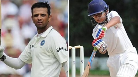 புலிக்கு பிறந்தது பூனையாகுமா? ராகுல் திராவிட்டின் மகன் இரட்டை சதம் அடித்து அசத்தல்