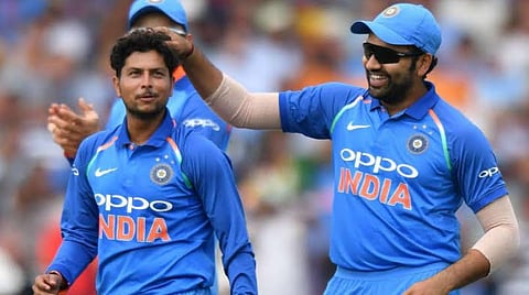 குல்தீப் யாதவ், ரோஹித் சர்மா : கோப்புப்படம்