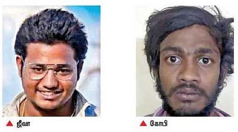 திருவள்ளூர் அருகே துணிகரம்: நாட்டு வெடிகுண்டு வீசி 2 பேர் கொலை; மர்ம கும்பலுக்கு போலீஸ் வலை