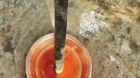 கிரகண நகர்வை உலக்கை மூலம் உணர்ந்த கிராம மக்கள்