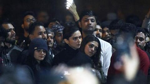 நாம் பயப்படவில்லை: ஜேஎன்யு மாணவர்களுக்கு ஆதரவளித்த தீபிகா படுகோன் பேச்சு