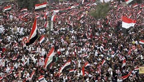 அமெரிக்கப் படைகள் வெளியேற வேண்டும்: இராக்கில் நடந்த பிரம்மாண்டப் பேரணி