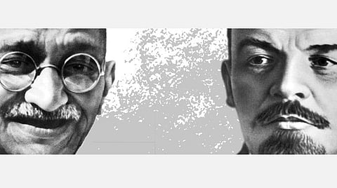 காந்தி லெனின்: ஒரு வரலாற்று ஒப்பீடு