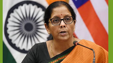 மத்திய நிதியமைச்சர் நிர்மலா சீதாராமன் : கோப்புப்படம்