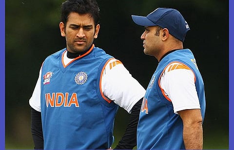 வீரேந்திர சேவாக், தோனி : கோப்புப்படம்