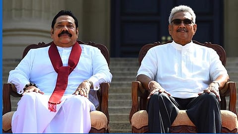 இலங்கை பிரதமர் மகிந்த ராஜகபக்ச, அதிபர் கோத்தபய ராஜபக்ச : கோப்புப் படம்.