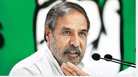 காங்கிரஸ் மூத்த தலைவர் ஆனந்த் சர்மா : கோப்புப்படம்