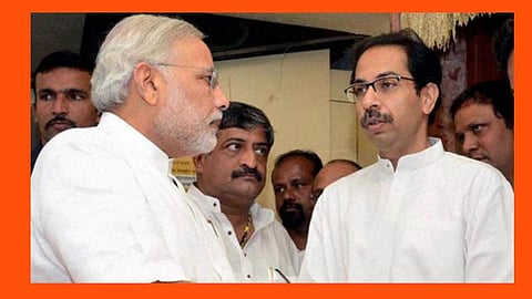 பிரதமர் மோடி, சிவேசனா தலைவர் உத்தவ் தாக்கரே : கோப்புப் படம்.