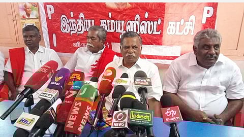 நடிகர் விஜய்யை படியவைக்க முயல்கிறதா பாஜக? யார் அந்த 'ப'? யார் அந்த 'உ'?- இரா.முத்தரசன் அடுக்கடுக்காக கேள்வி