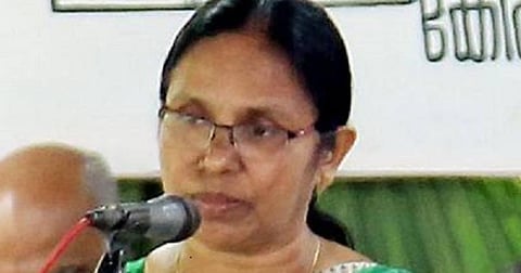 கேரள சுகாதாரத் துறை அமைச்சர் கே.கே.ஷைலஜா