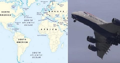 முழு அட்லாண்டிக்கையும் ஐந்தே மணி நேரத்தில் கடந்த பிரிட்டிஷ் ஏர்வேஸ் விமானம்