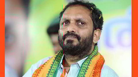 கேரள பாஜக மாநிலத் தலைவர் கே.சுரேந்திரன் : கோப்புப்படம்