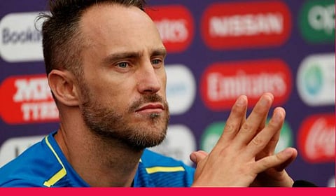 தென் ஆப்பிரிக்க வீரர் டூப்பிளசிஸ் : கோப்புப்படம்