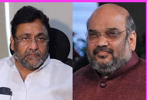 நவாப் மாலிக், அமித் ஷா : கோப்புப்படம்