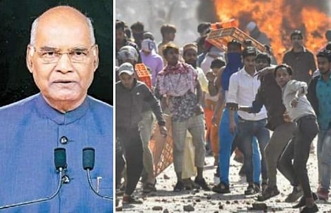 டெல்லி கலவரத்தால் பாதிக்கப்பட்டவர்களுக்கு உதவுங்கள்: குடியரசுத் தலைவருக்கு எதிர்க்கட்சிகள் கடிதம்