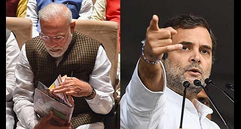 பிரதமர் மோடி - ராகுல் காந்தி: கோப்புப்படம்