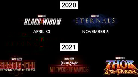 மார்வல் சூப்பர் ஹீரோ படங்கள்: இரண்டு வருடங்களுக்கான வெளியீடுகள் அறிவிப்பு