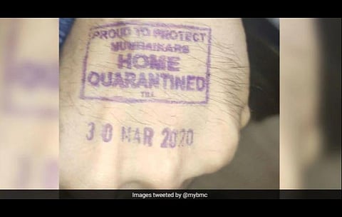 கரோனா பாதிப்பு; மகாராஷ்டிராவில் அடையாள முத்திரை குத்தும் பணி தீவிரம்