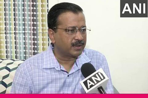 டெல்லி முதல்வர் அரவிந்த் கேஜ்ரிவால் பேட்டி அளித்த காட்சி : படம் | ஏஎன்ஐ.