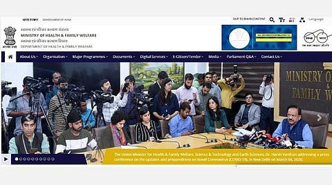கரோனா வைரஸ் தொற்றை தடுக்க வழிகாட்டும் மத்திய அரசின் இணையதளம்