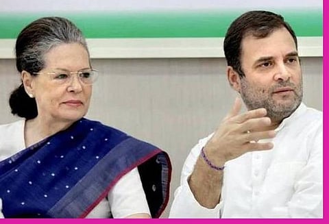 காங்கிரஸ் தலைவர் சோனியா காந்தி, ராகுல் காந்தி :கோப்புப்படம்