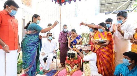 விஜயகாந்த் இல்லத்தில் நடைபெற்ற திருமணம்.