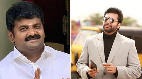 நமது மாநிலத்துக்காகச் சிறந்த பணிகளைத் தொடர்ந்து செய்யுங்கள்: அமைச்சரைப் பாராட்டிய ஜெயம் ரவி