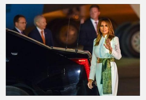 மெலானியா ட்ரம்ப்புக்கு கரோனா வைரஸ் பாதிப்பு இல்லை: வெள்ளை மாளிகை