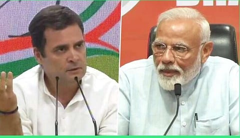 காங்கிரஸ் எம்.பி. ராகுல் காந்தி, பிரதமர் மோடி : கோப்புப்படம்