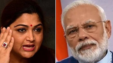 தினக்கூலிப் பணியாளர்களுக்கு நலத்திட்டங்களை உங்களால் அறிவிக்க முடியுமா? - பிரதமர் மோடியிடம் கேள்வி எழுப்பியுள்ள குஷ்பு