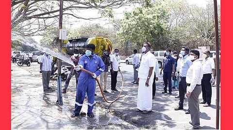 தமிழகத்தில் கரோனா முன்னெச்சரிக்கை பணி: அமைச்சர் எஸ்.பி.வேலுமணி விரிவான தகவல்