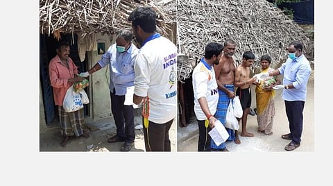 கரோனா களத்தில் கருணை முகங்கள் : 2 - மாற்றுத்திறனாளிகளைத் தேடிச் சென்று உதவி!