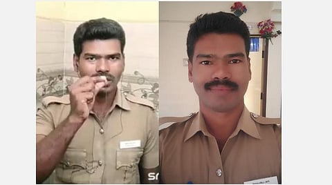 காவலர் புஷ்பராஜ்.