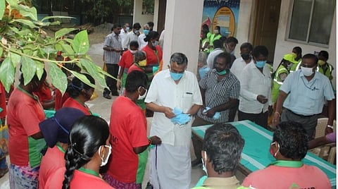 தூய்மைப் பணியாளர்களின் ஈடில்லா உழைப்பை மக்கள் உணர்ந்துள்ளனர்!- பி.ஆர்.நடராஜன் எம்.பி. உருக்கம்