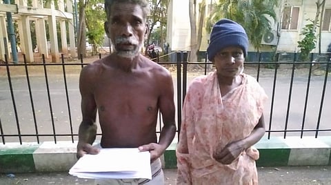 சைக்கிளிலேயே மனைவியை மருத்துவமனைக்கு அழைத்து வந்த அறிவழகன்.