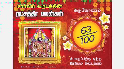 சார்வரி தமிழ் புத்தாண்டு பலன்கள் ; திருவோணம் நட்சத்திரப் பலன்கள்!