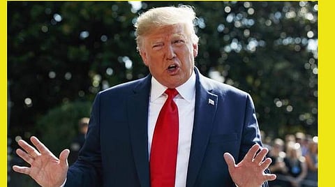 அதிபர் ட்ரம்ப் : கோப்புப்படம்