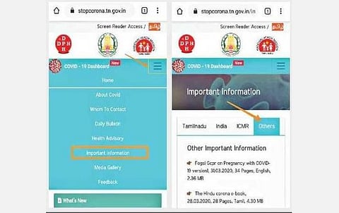 தமிழக சுகாதாரத் துறை இணையதளத்தில் ‘தி இந்து’ கரோனா விழிப்புணர்வு கையேடு பதிவேற்றம்